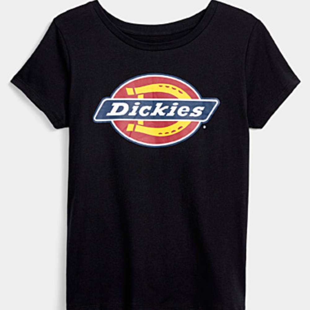 Dickies retro black logo t-shirt NWT